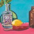 An Empty Bottle of Gin (makes a great still life)